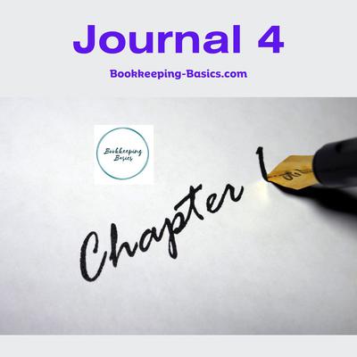 Journal 4 Bookkeeping