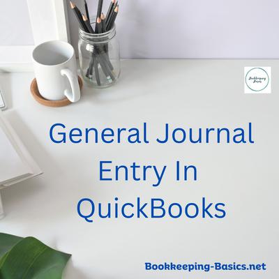General Journal Entry in QB