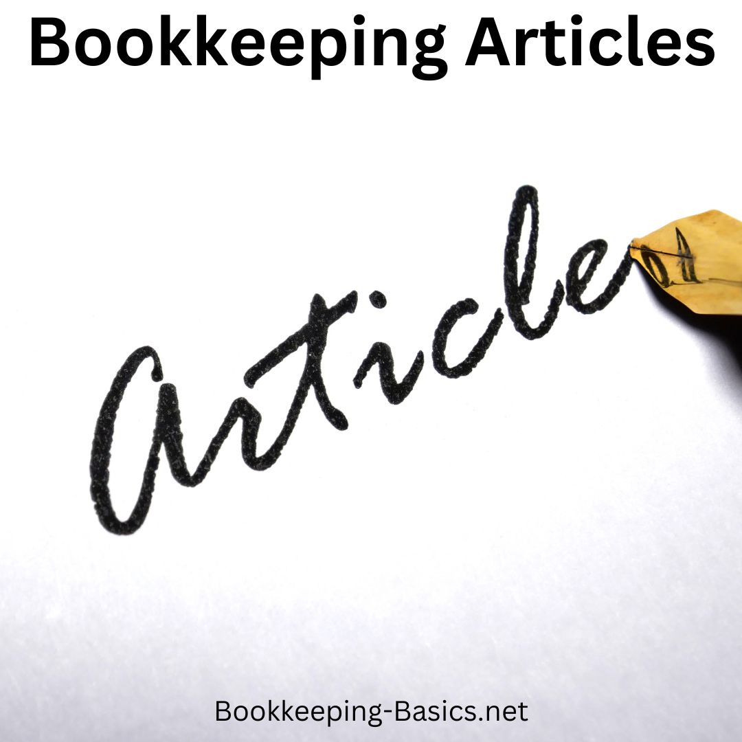 Bookkeeping Articles