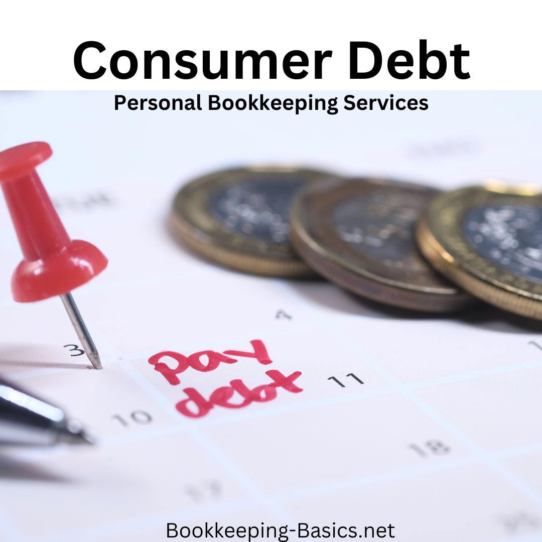 Consumer Debt Personal Bookkeeping Services
