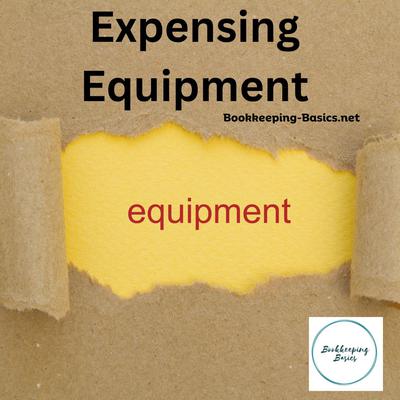 Expensing Equipment