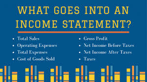 Profit and Loss Income Statement