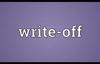 Business Write-Offs
