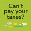 Can't Pay Income Taxes