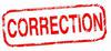 Correction Procedure