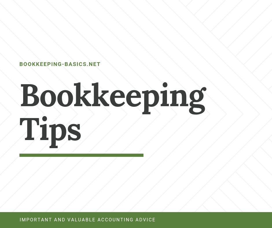 Bookkeeping Tips